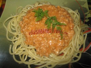 Подливка для спагетти
