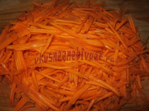 Морковку трем на терке